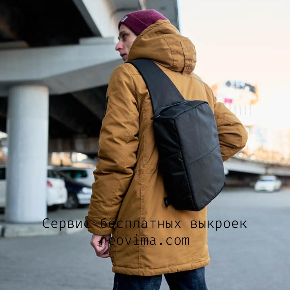 Выкройка рюкзак/сумка однолямочник из ткани Neosling bag 2 от Neovima